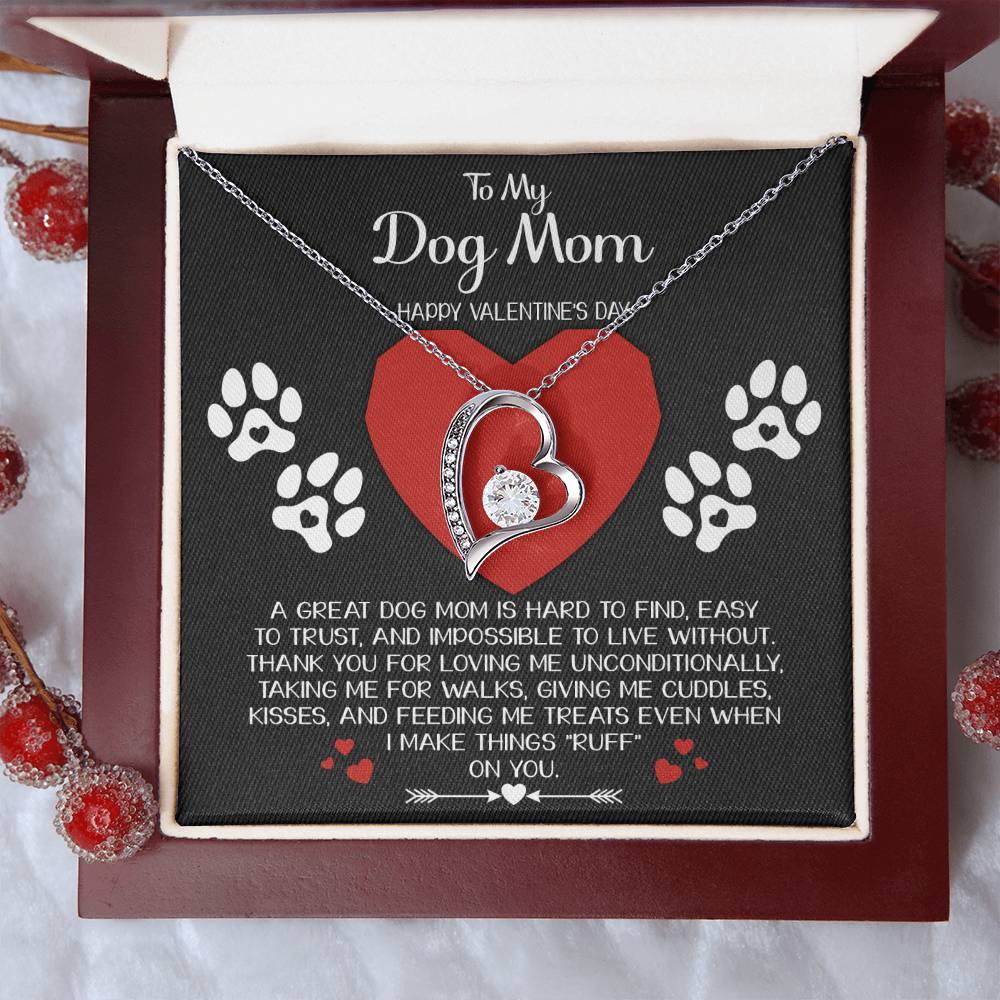 Dog Mom-Hard To Find Forever Love Pendant Necklace