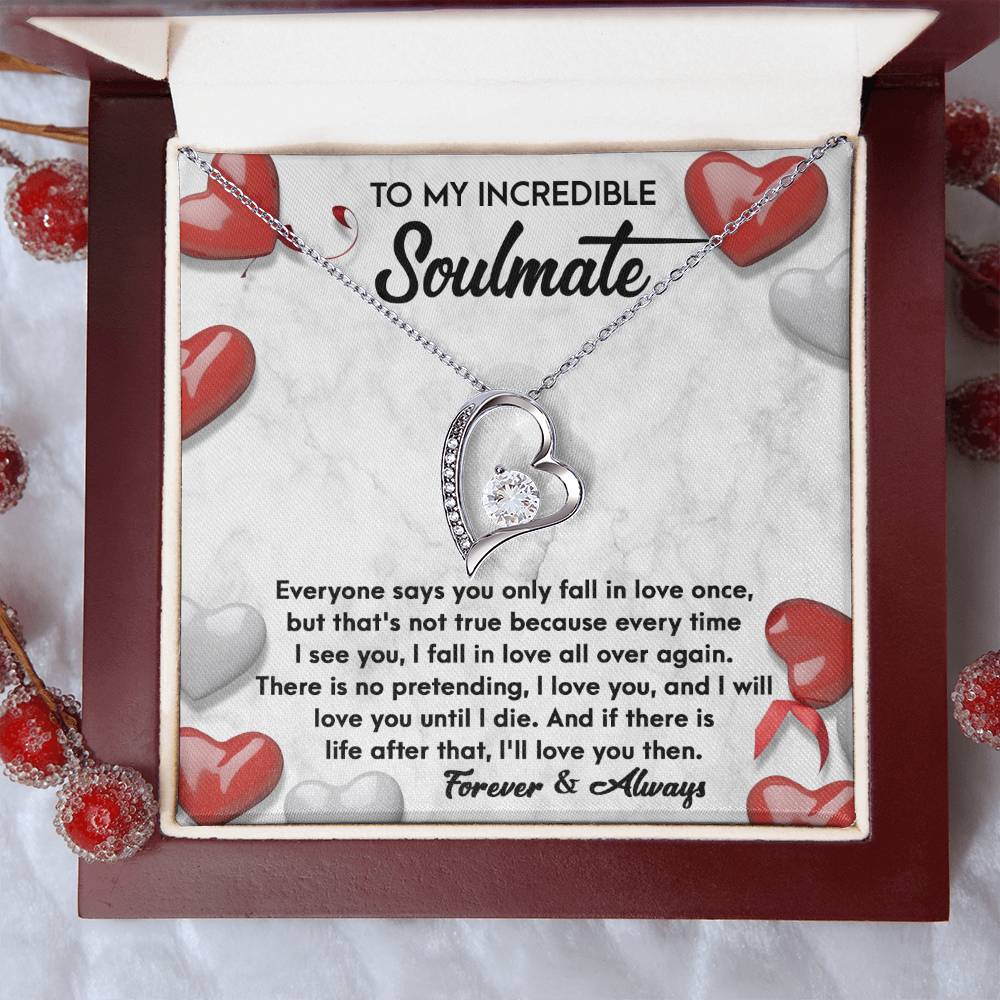 Soulmate-Love You Then Forever Love Pendant Necklace