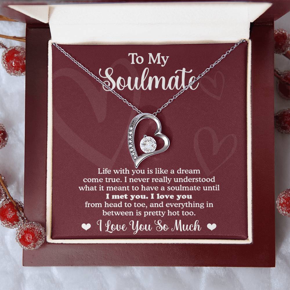 Soulmate-Dream Come True Forever Love Pendant Necklace