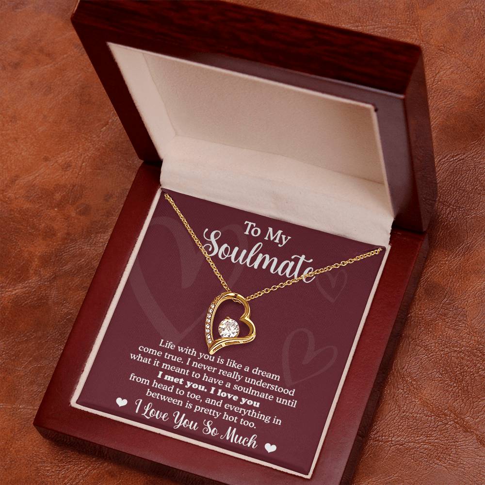 Soulmate-Dream Come True Forever Love Pendant Necklace