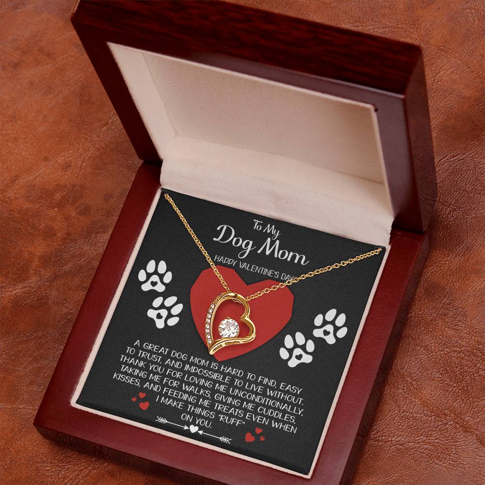 Dog Mom-Hard To Find Forever Love Pendant Necklace
