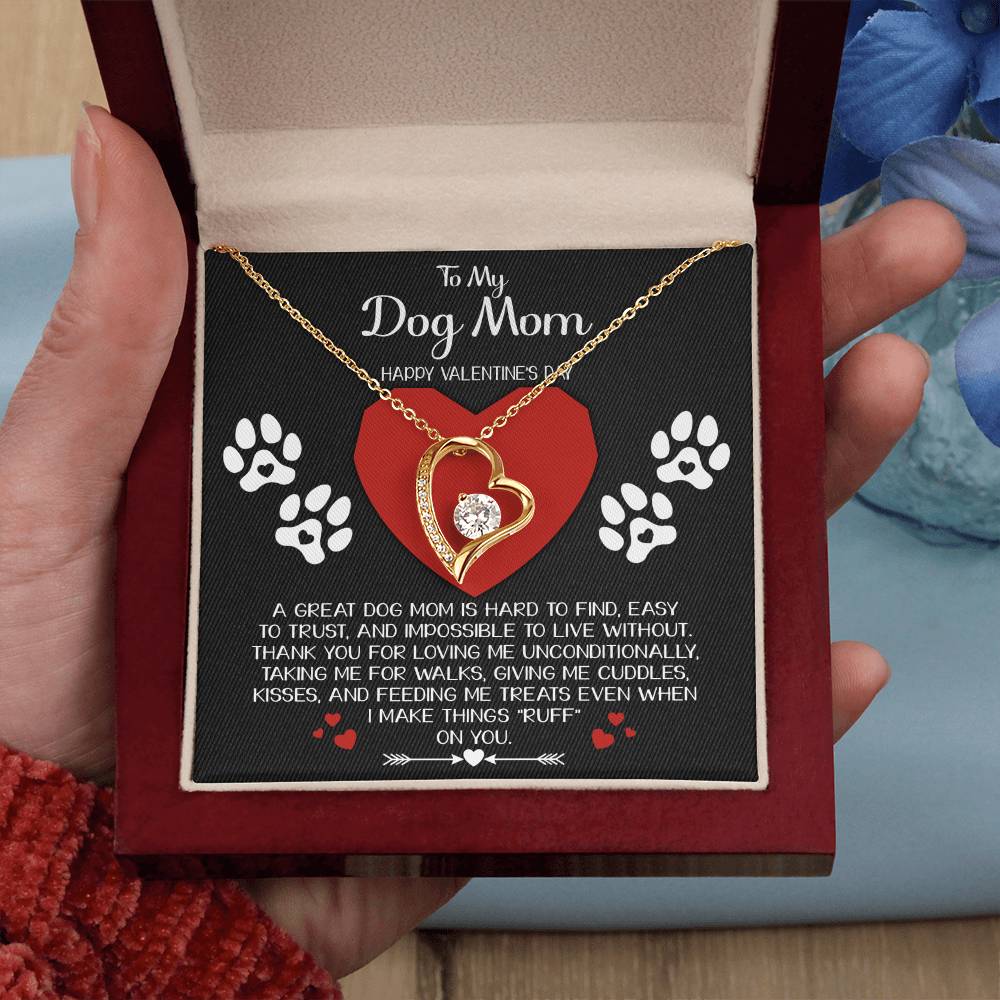 Dog Mom-Hard To Find Forever Love Pendant Necklace