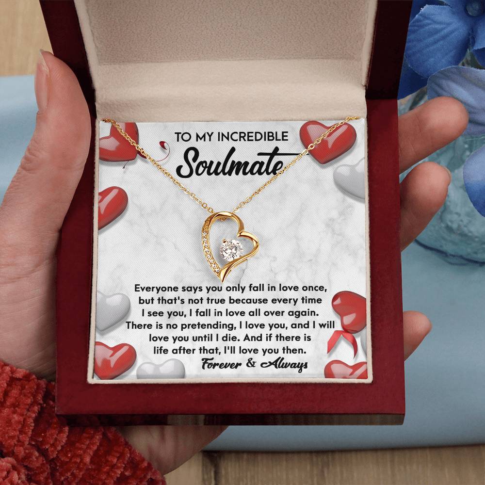Soulmate-Love You Then Forever Love Pendant Necklace