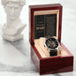 Dad-Your Time-Metal Chronograph Watch - Perfect Father's Day Gift