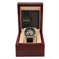 Dad-Your Time-Metal Chronograph Watch - Perfect Father's Day Gift