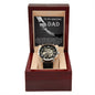 Dad-To Thank You-Metal Chronograph Watch - Perfect Father's Day Gift