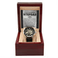 Stepdad-A Bright Spot-Metal Chronograph Watch - Perfect Father's Day Gift
