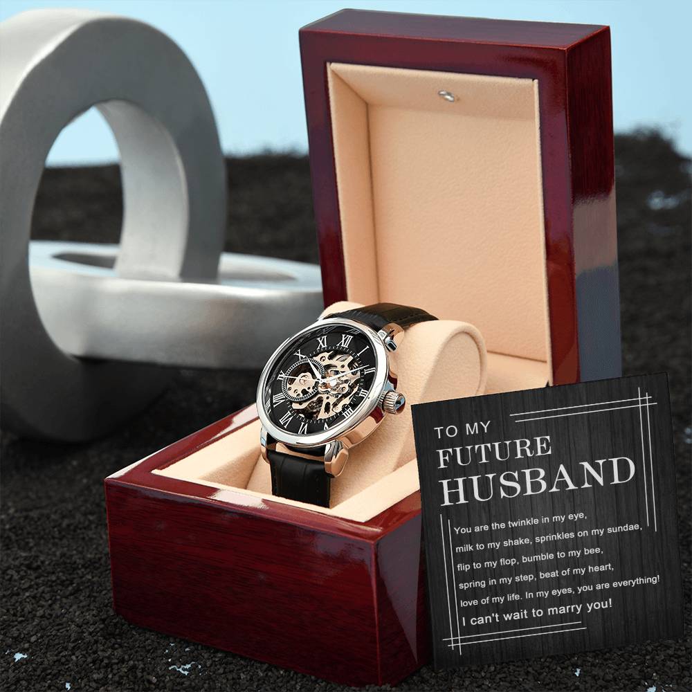 Enchanting Timeless Love | Future Husband Openwork Watch