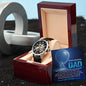 Dad-Carry The World-Metal Chronograph Watch - Perfect Father's Day Gift