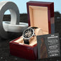 Stepdad-Into The Person-Metal Chronograph Watch - Perfect Father's Day Gift