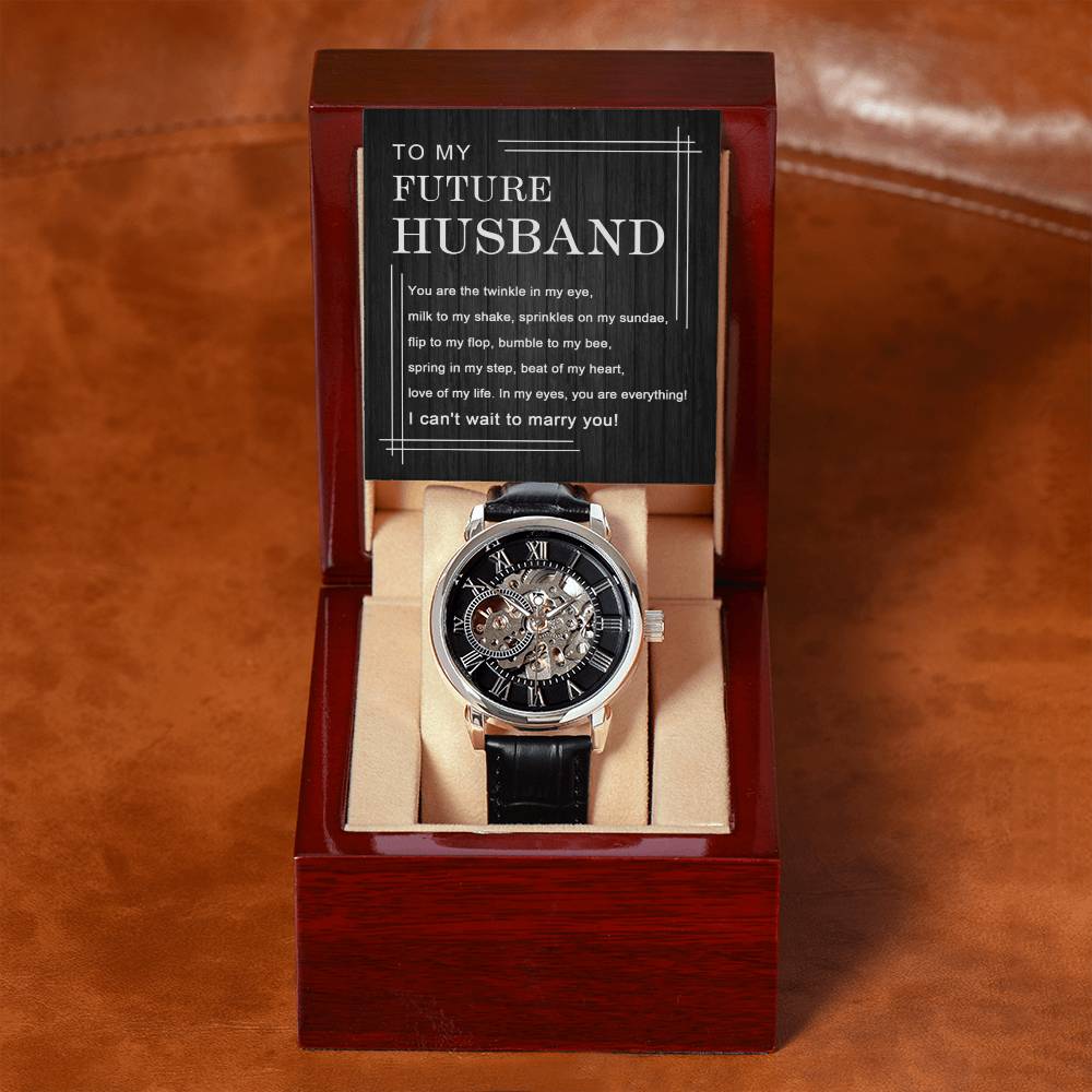 Enchanting Timeless Love | Future Husband Openwork Watch