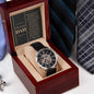 Dad-Your Time-Metal Chronograph Watch - Perfect Father's Day Gift