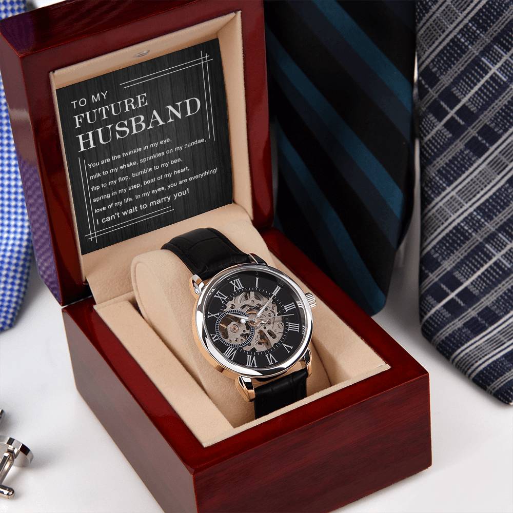 Enchanting Timeless Love | Future Husband Openwork Watch