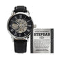 Stepdad-A Bright Spot-Metal Chronograph Watch - Perfect Father's Day Gift