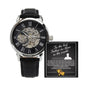 Father-In-Law-The Best-Metal Chronograph Watch - Perfect Father's Day Gift