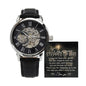 Stepdad-Be The Dad-Metal Chronograph Watch - Perfect Father's Day Gift