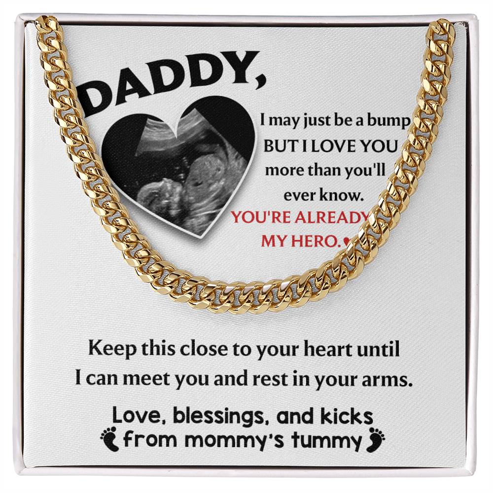 Dad-To Your Heart Exquisite Cuban Link Chain | Ideal Father's Day Gift
