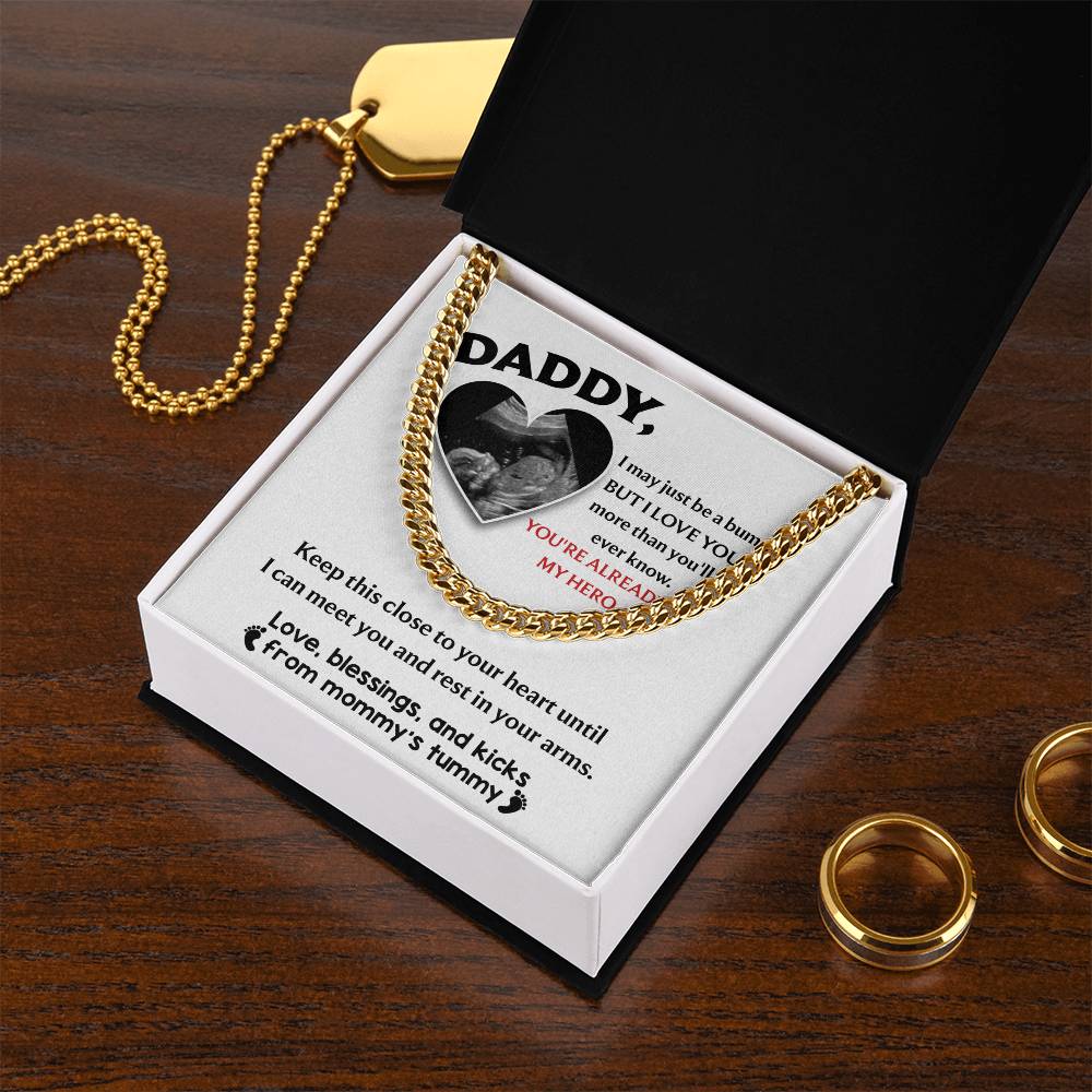 Dad-To Your Heart Exquisite Cuban Link Chain | Ideal Father's Day Gift