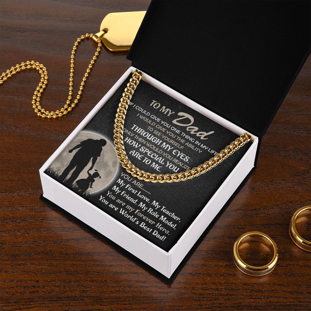 Dad, My Forever Hero: Unveiling the Exquisite Cuban Link Chain for Father's Day