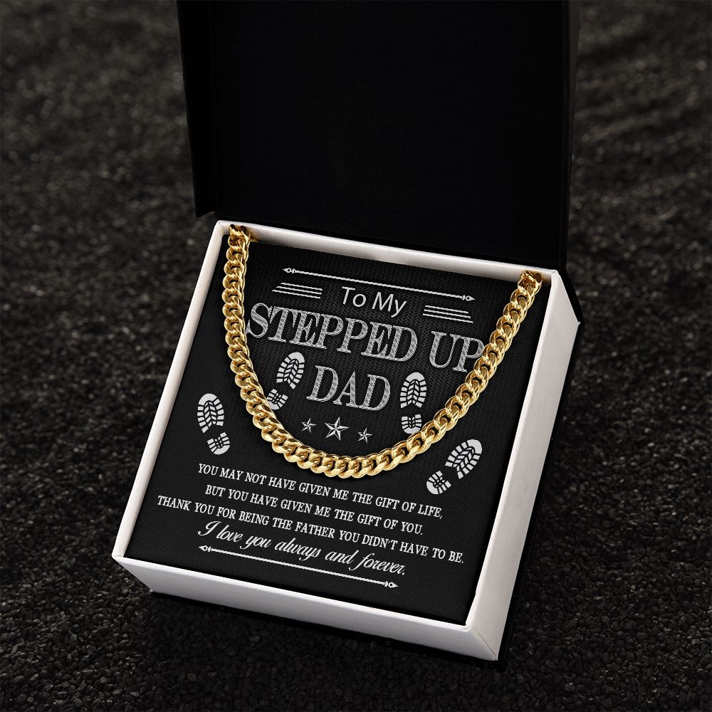 Step Up Your Style with this Cuban Necklace - A Heartfelt Father's Day Gift for My Stepped Up Dad