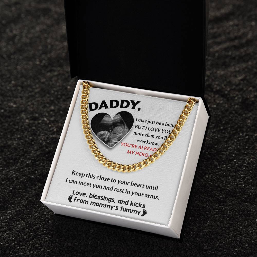 Dad-To Your Heart Exquisite Cuban Link Chain | Ideal Father's Day Gift
