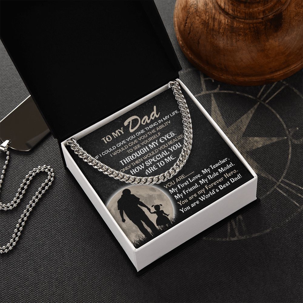 Dad, My Forever Hero: Unveiling the Exquisite Cuban Link Chain for Father's Day