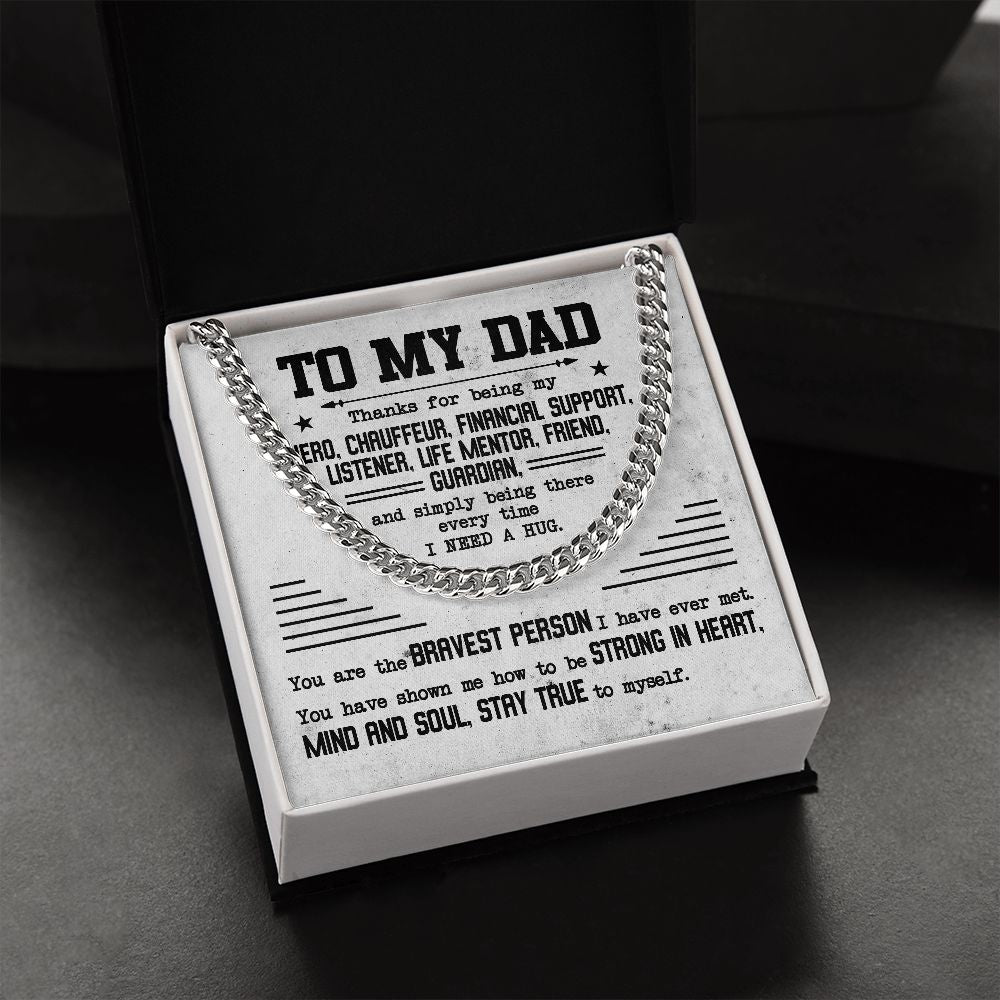 Cuban Chain for Father's Day: A Grateful Tribute to My Hero, Mentor, and Friend