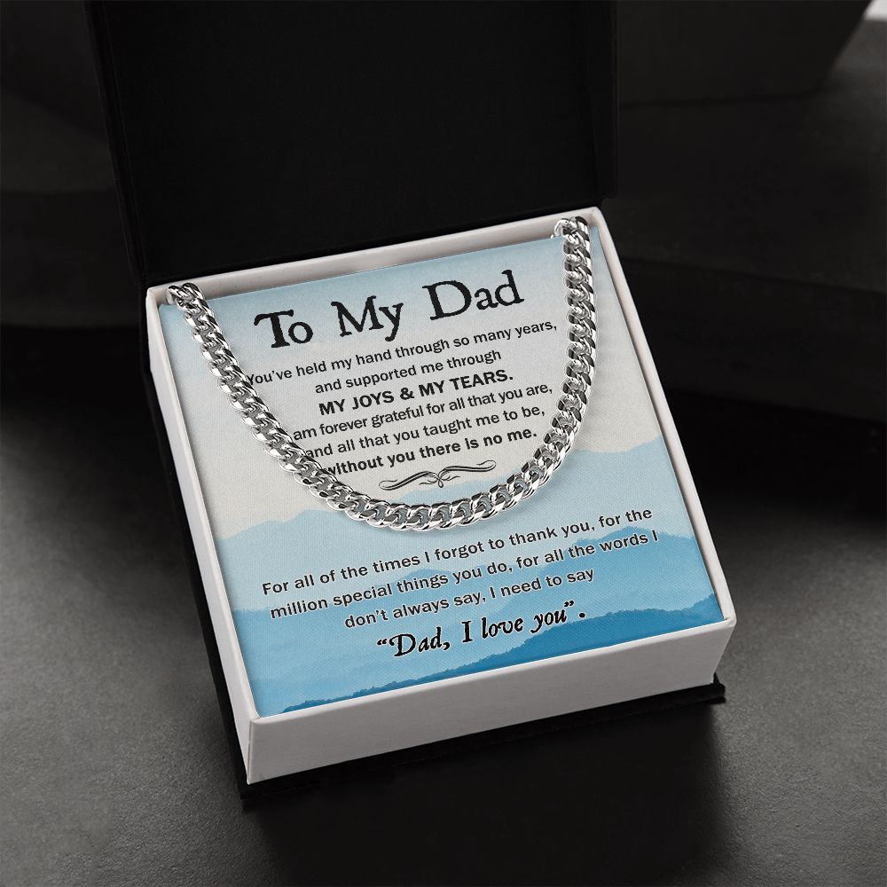 Forever Grateful: A Cuban Necklace to Thank Dad for a Lifetime of Support