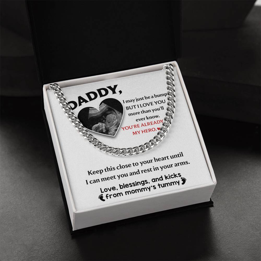 Dad-To Your Heart Exquisite Cuban Link Chain | Ideal Father's Day Gift
