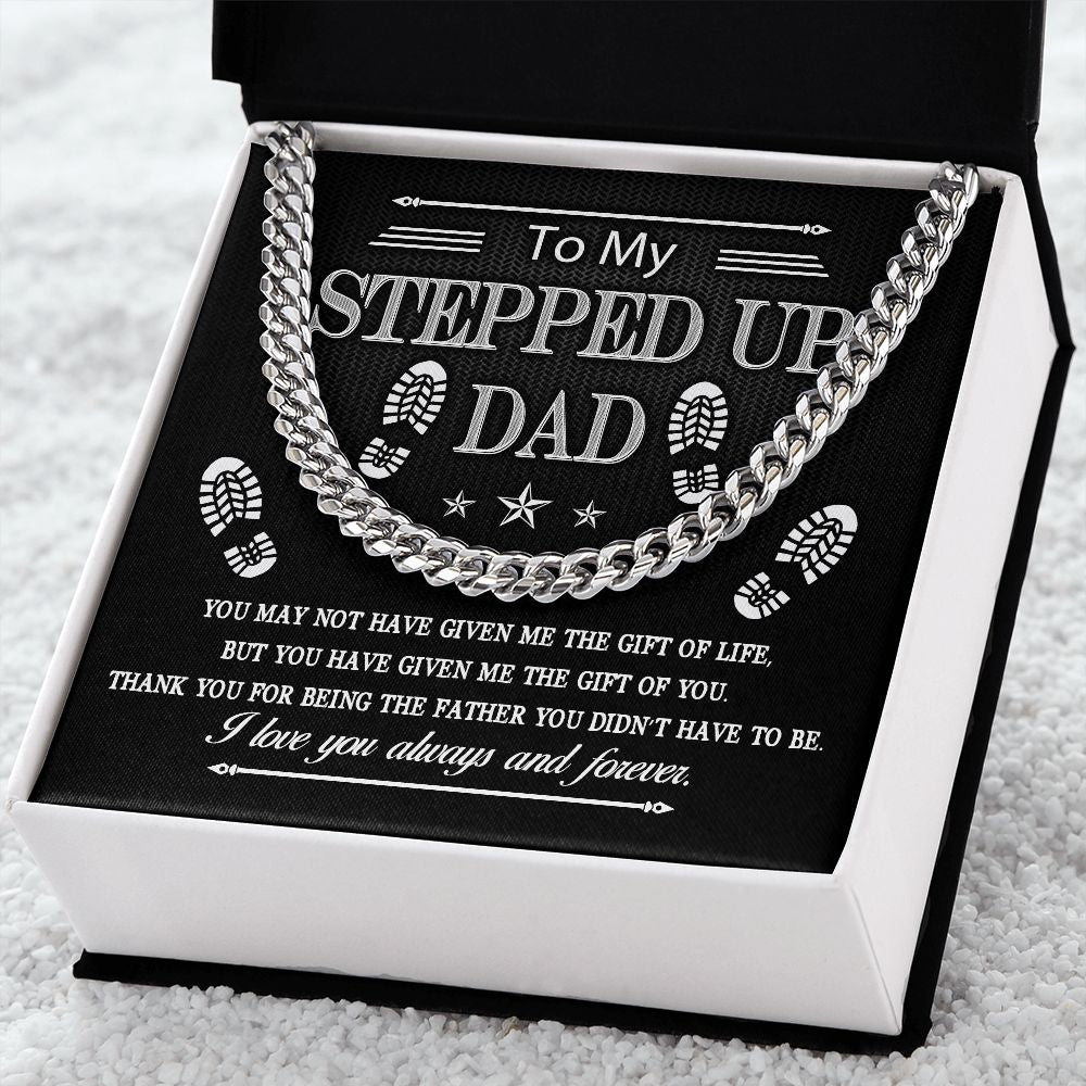 Step Up Your Style with this Cuban Necklace - A Heartfelt Father's Day Gift for My Stepped Up Dad