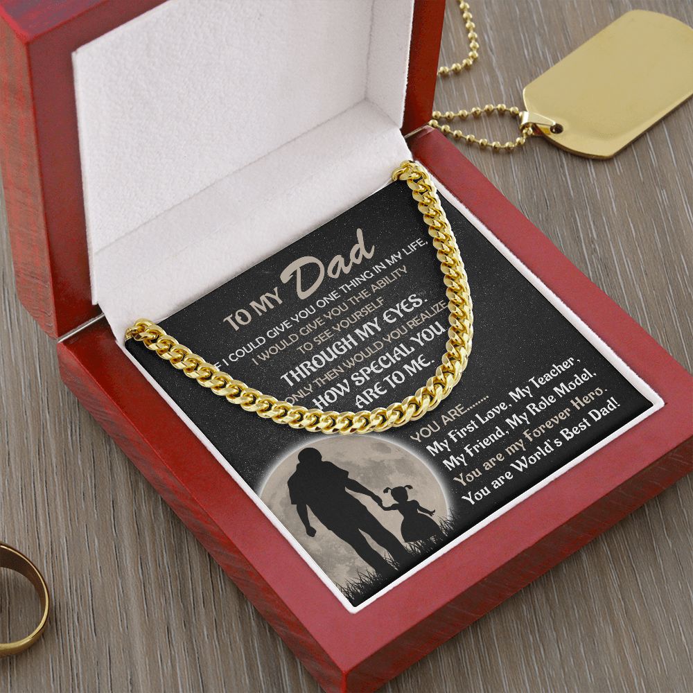Dad, My Forever Hero: Unveiling the Exquisite Cuban Link Chain for Father's Day