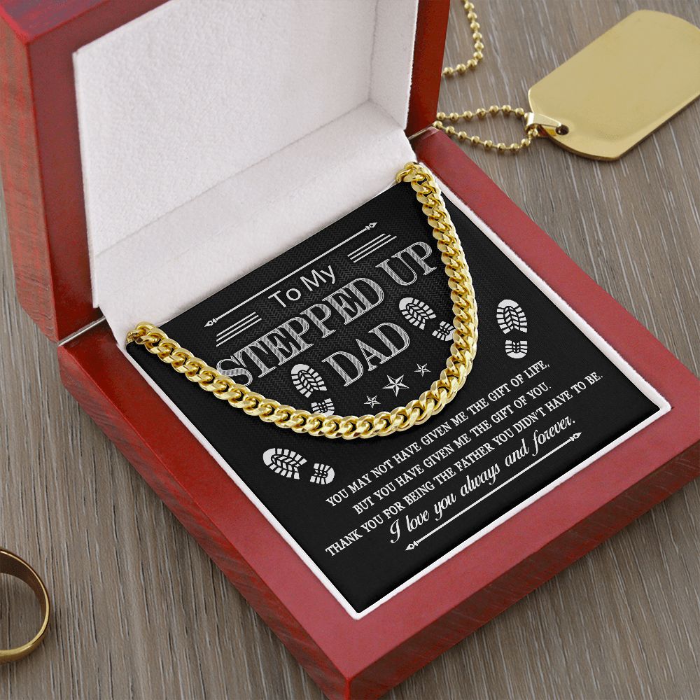 Step Up Your Style with this Cuban Necklace - A Heartfelt Father's Day Gift for My Stepped Up Dad