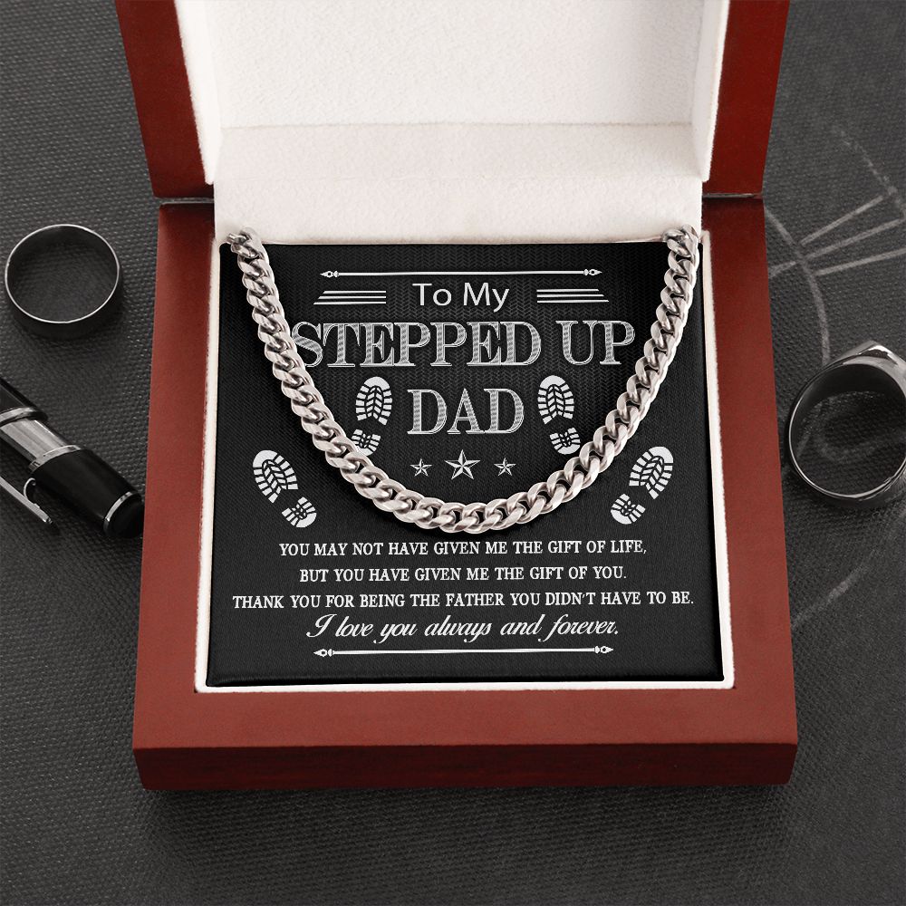 Step Up Your Style with this Cuban Necklace - A Heartfelt Father's Day Gift for My Stepped Up Dad