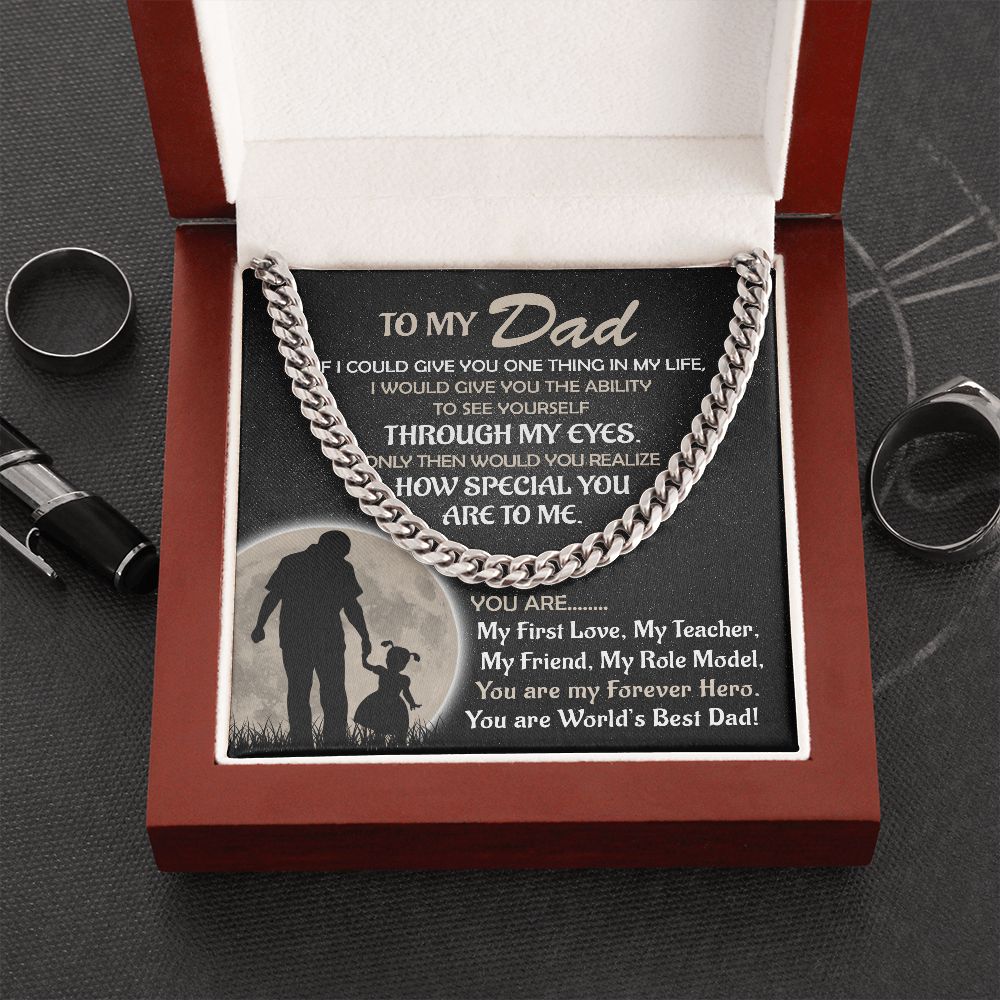 Dad, My Forever Hero: Unveiling the Exquisite Cuban Link Chain for Father's Day
