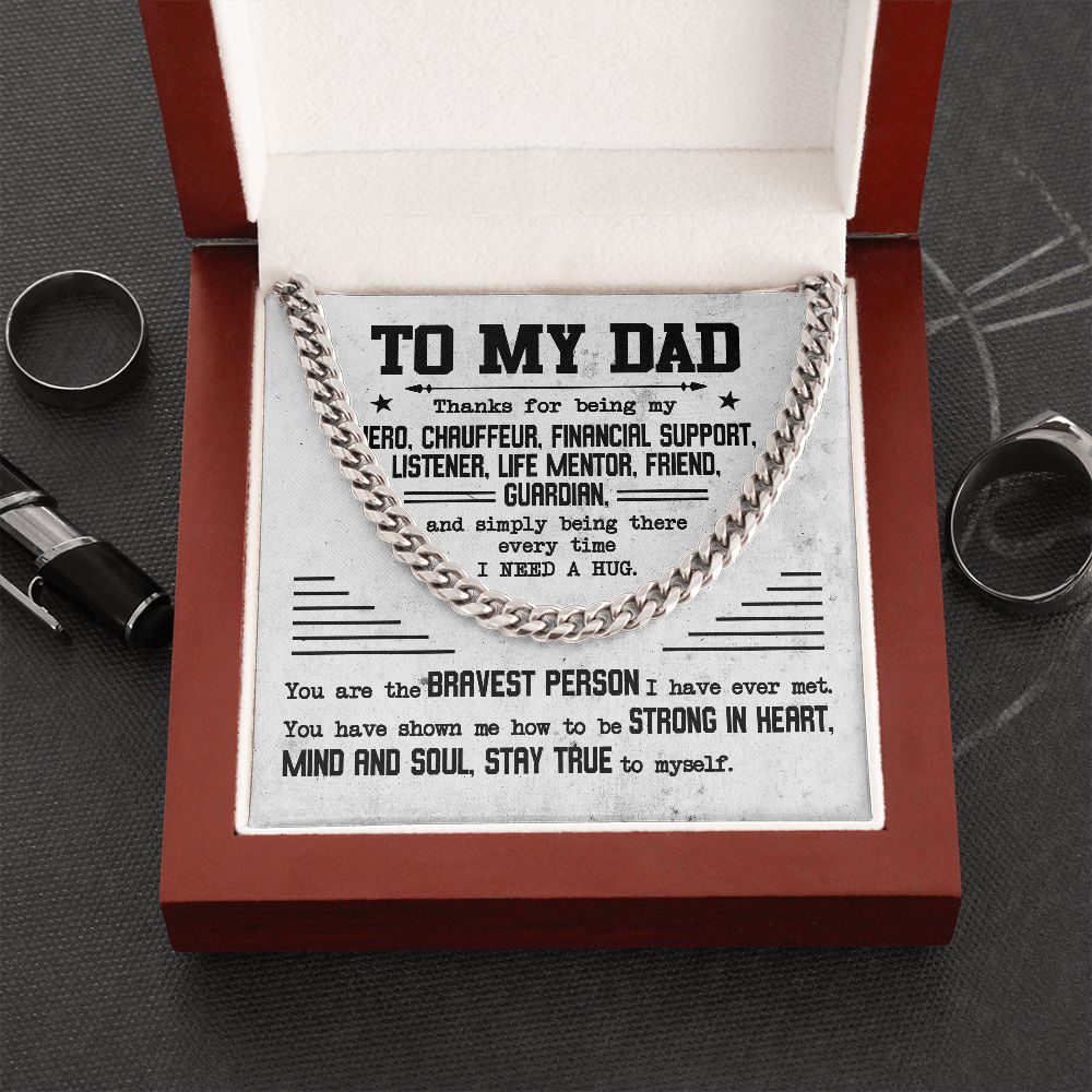 Cuban Chain for Father's Day: A Grateful Tribute to My Hero, Mentor, and Friend