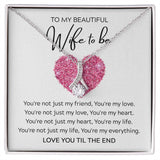 Alluring Beauty Necklace - Sterling Silver and Cubic Zirconia Pendant