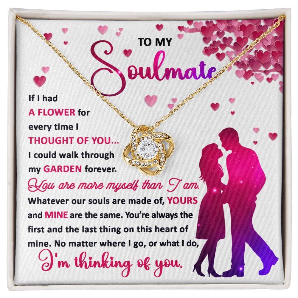 Soulmate-Thought Of You Love Knot Necklace