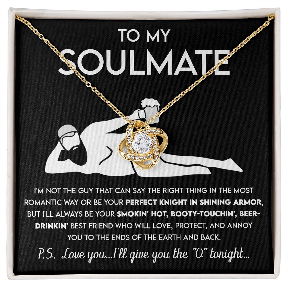 Soulmate Love Knot Necklace: A Symbol of Unbreakable Bond and Playful Romance