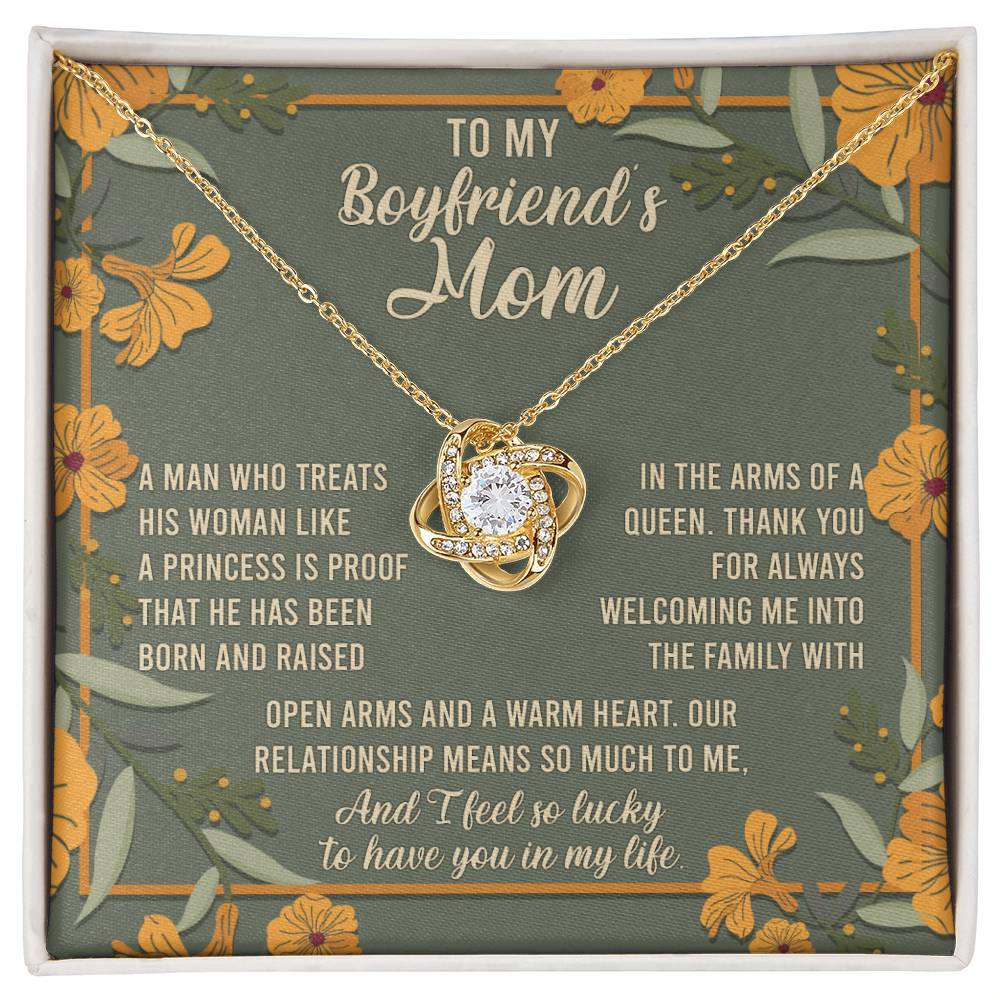 Boyfriend_s Mom-Open Arms Love Knot Necklace