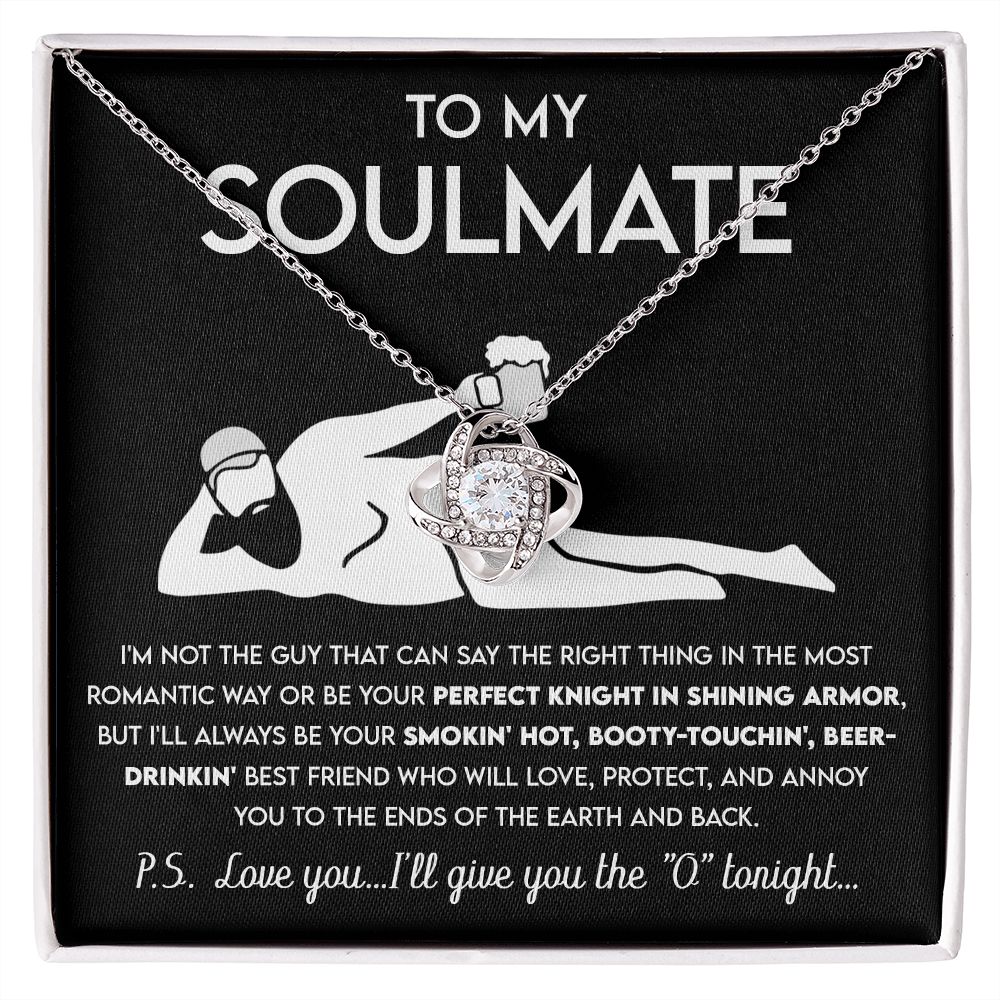 Soulmate Love Knot Necklace: A Symbol of Unbreakable Bond and Playful Romance