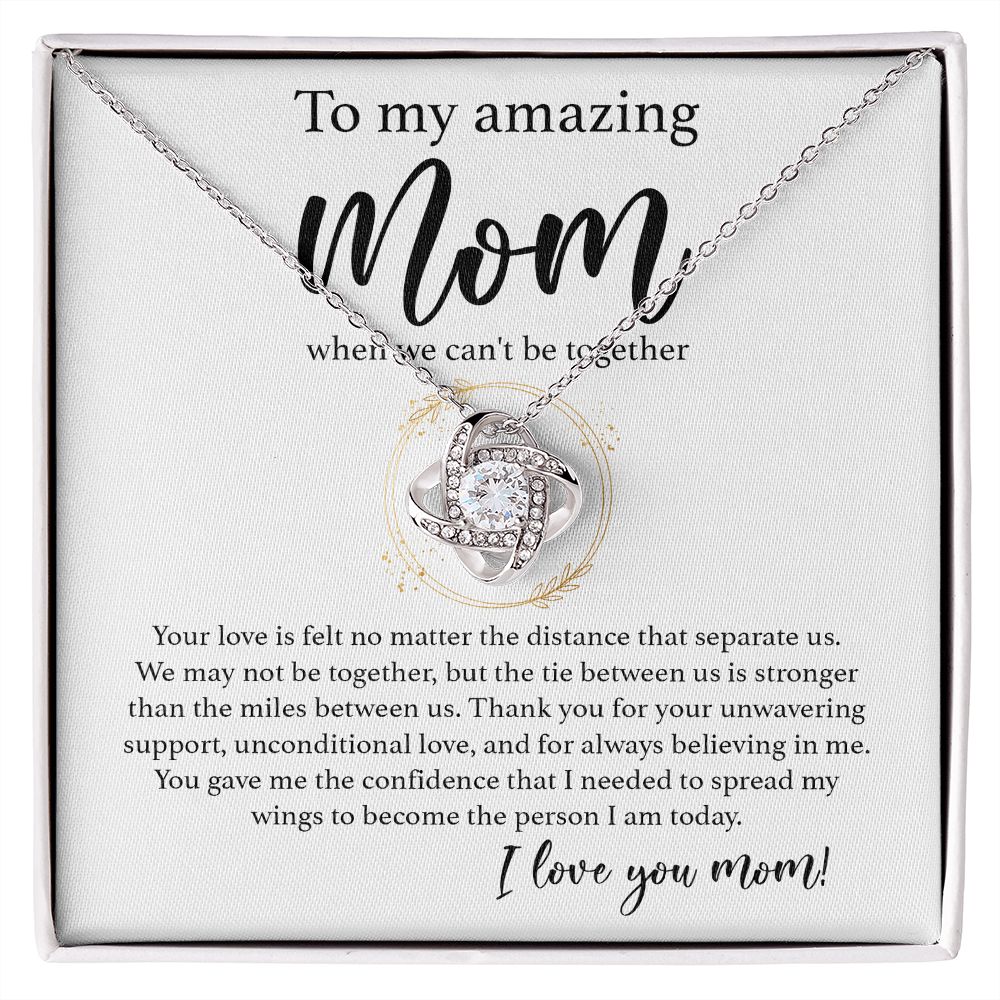 Forever in My Heart: A Love Knot Necklace for an Amazing Mom