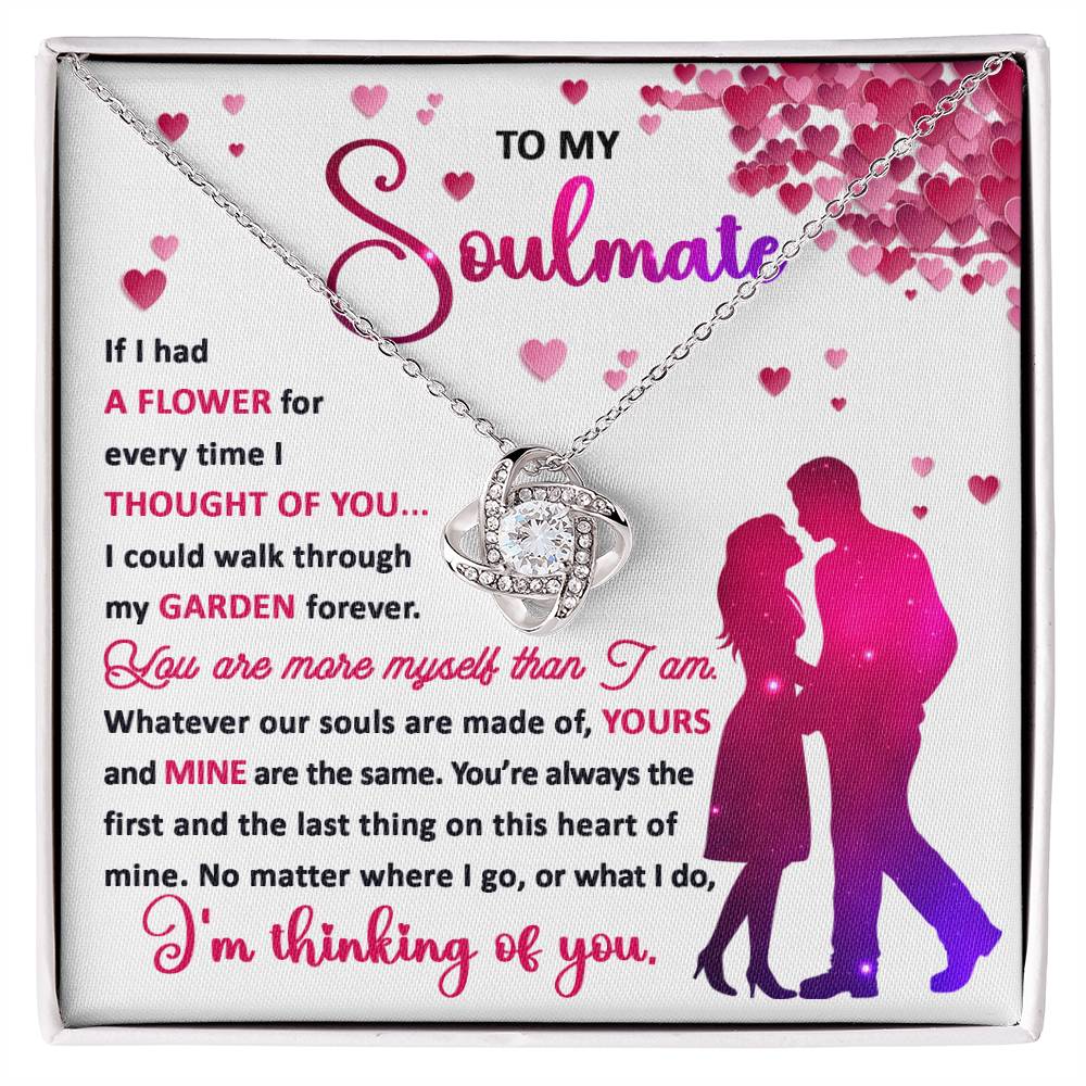 Soulmate-Thought Of You Love Knot Necklace