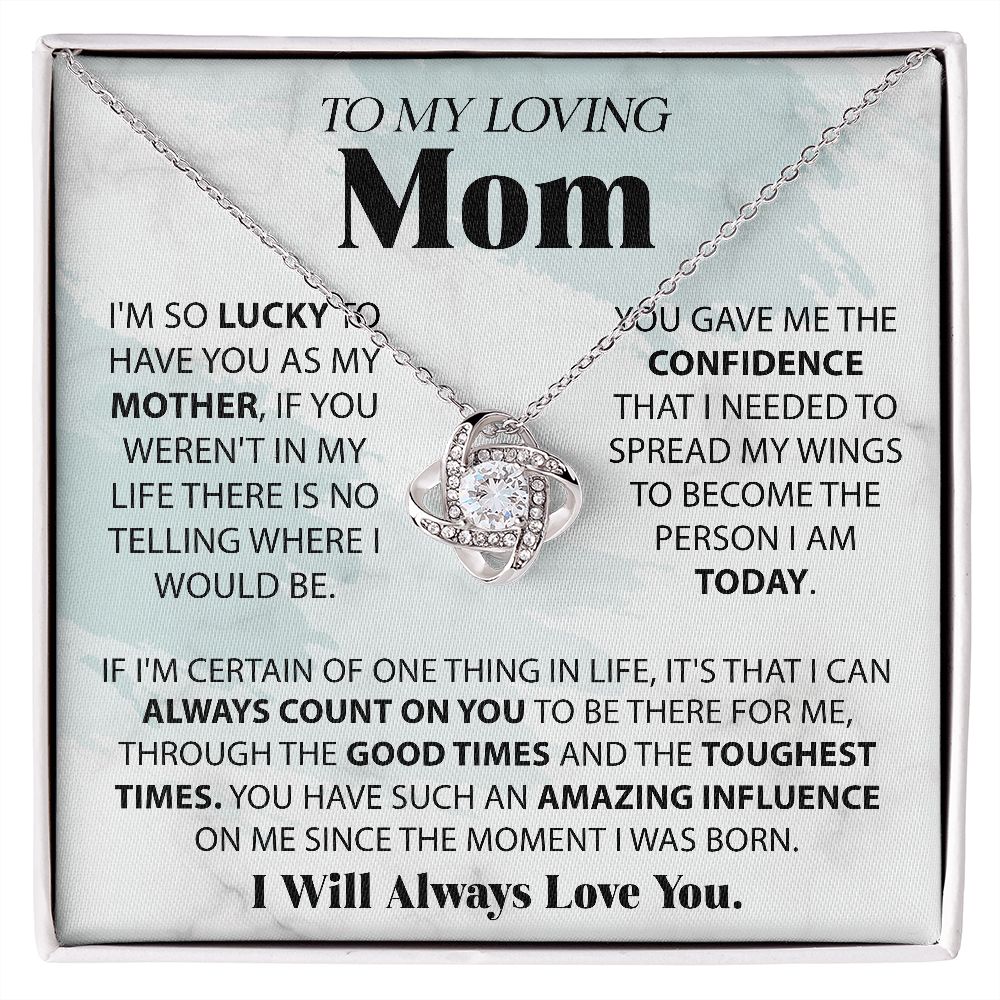 MD - To my MOM - Lucky to have you