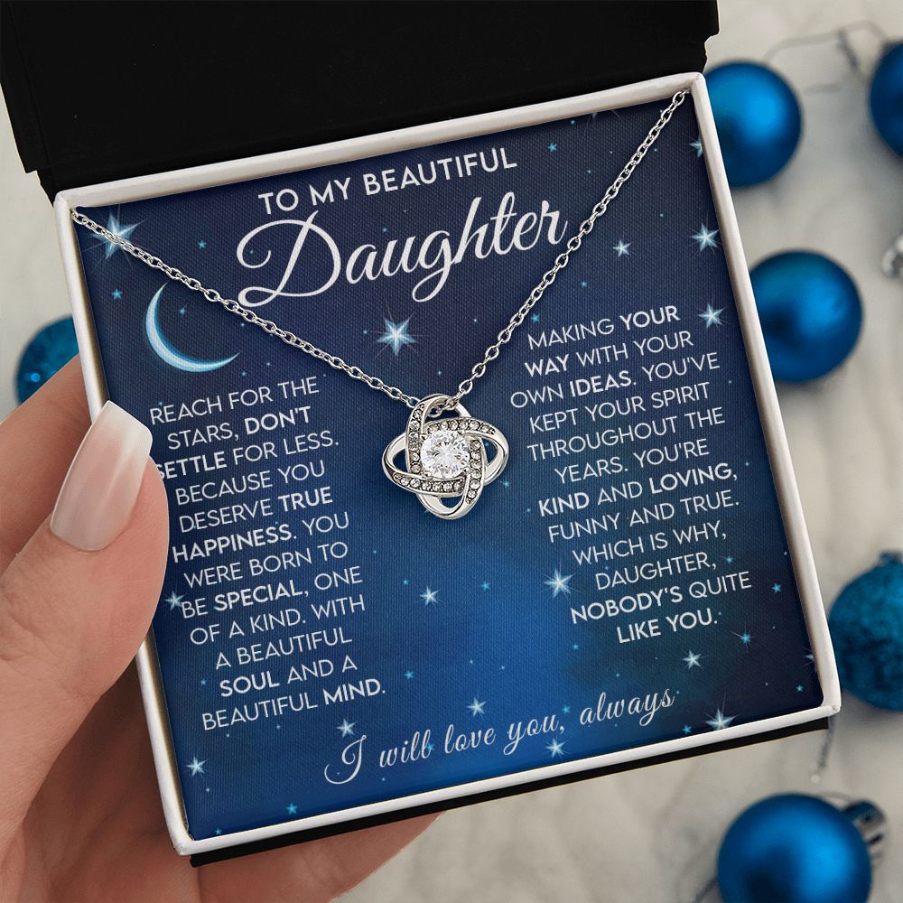 Love Knot Necklace: A Sentimental Gift for Your Beautiful Daughter