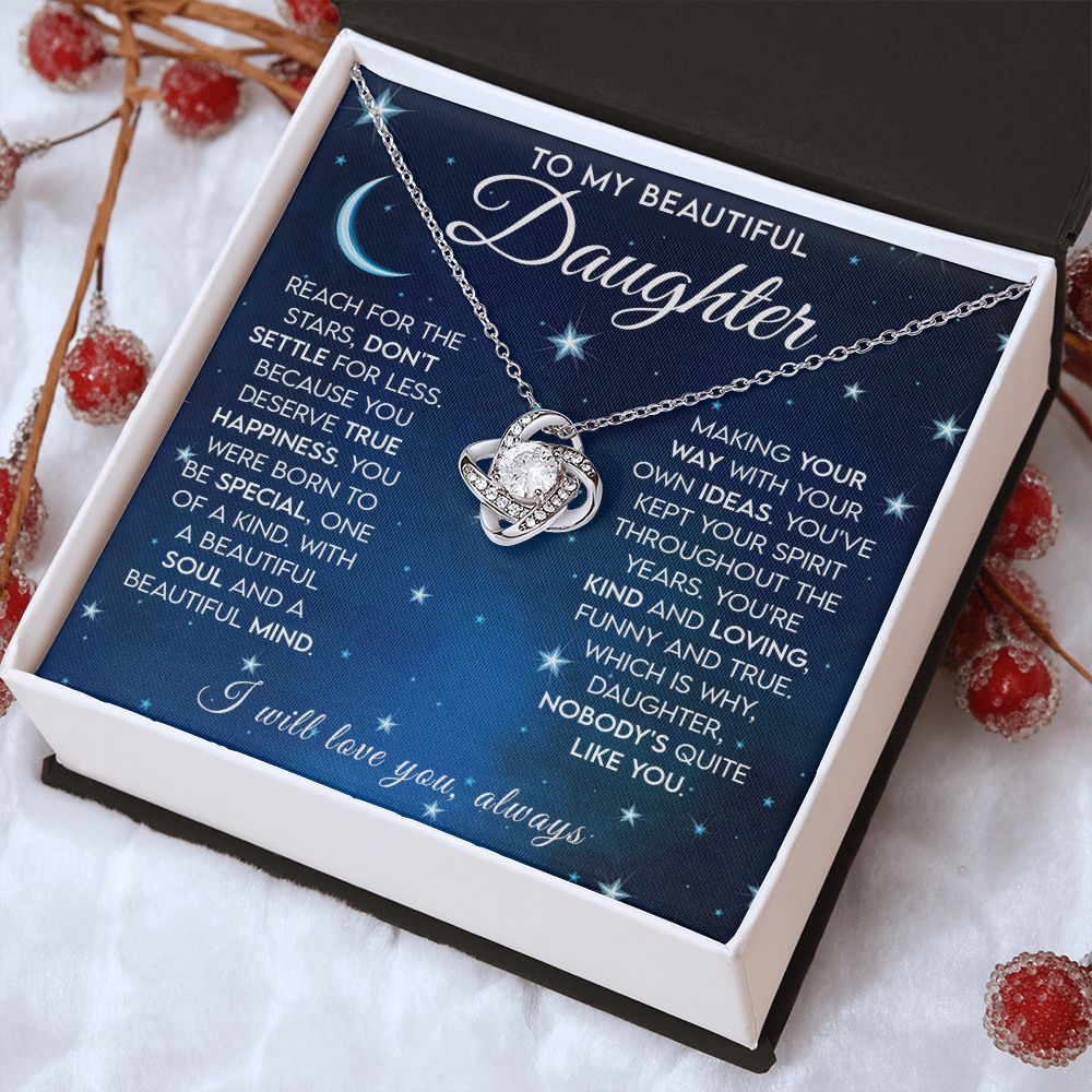 Love Knot Necklace: A Sentimental Gift for Your Beautiful Daughter