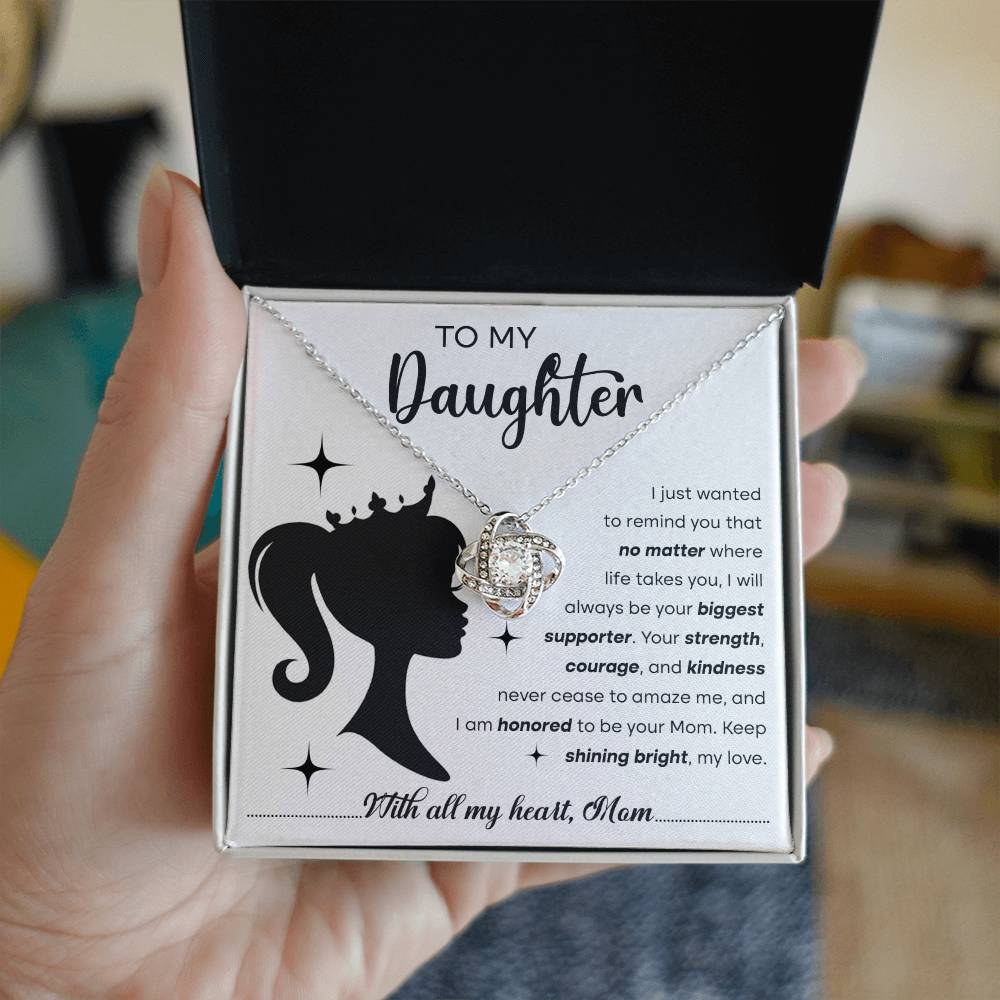 Symbol of Unity - Love knot Necklace for my Daughter