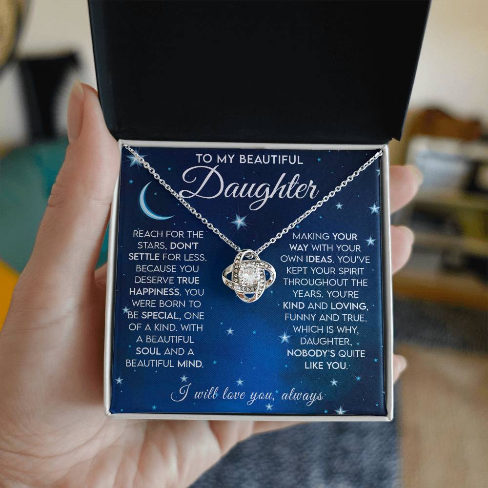 Love Knot Necklace: A Sentimental Gift for Your Beautiful Daughter