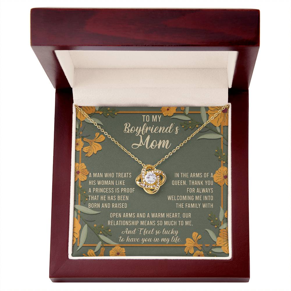 Boyfriend_s Mom-Open Arms Love Knot Necklace