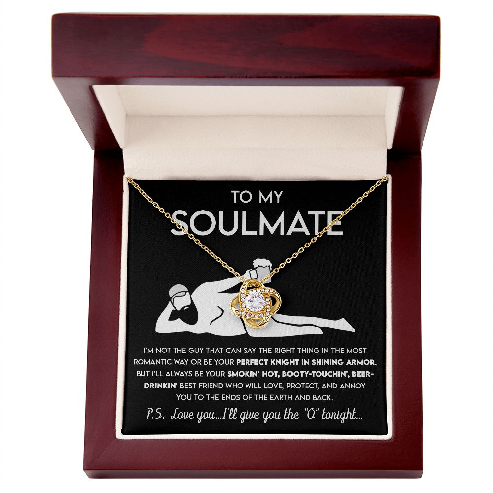 Soulmate Love Knot Necklace: A Symbol of Unbreakable Bond and Playful Romance