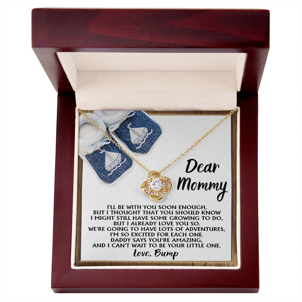 Mom To Be-You_re Amazing Love Knot Necklace